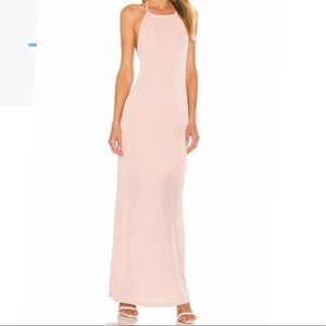 NWT SuperDown Samantha Maxi Dress in Nude Size Small